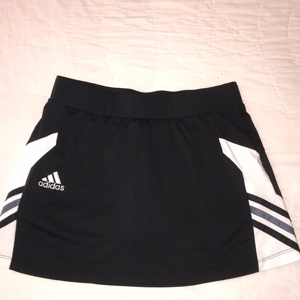 Black Adidas tennis skirt